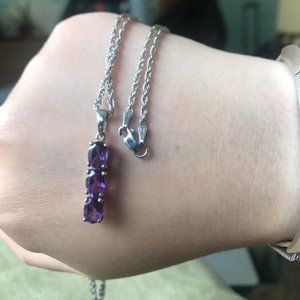 Amethyst Necklace (30 inches)